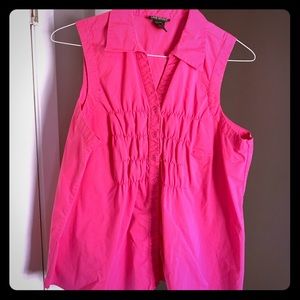 Lane Bryant pink blouse
